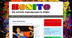 Desktop Screenshot of bonito-allgaeu.de